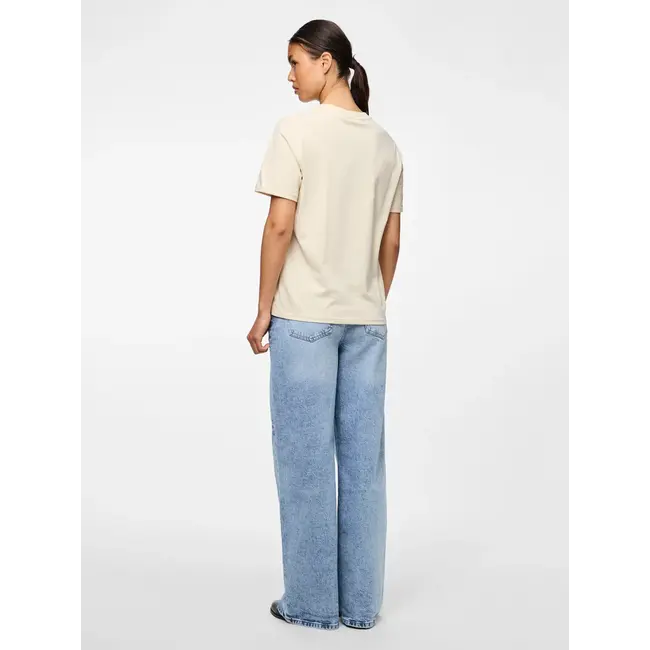 PIECES basic top beige