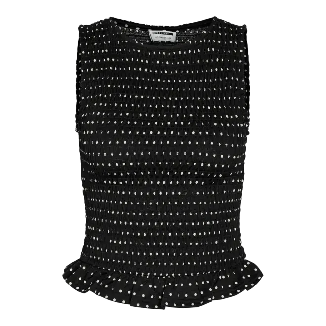 smock top met stippen