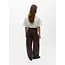 Object super barrel jeans donkerbruin