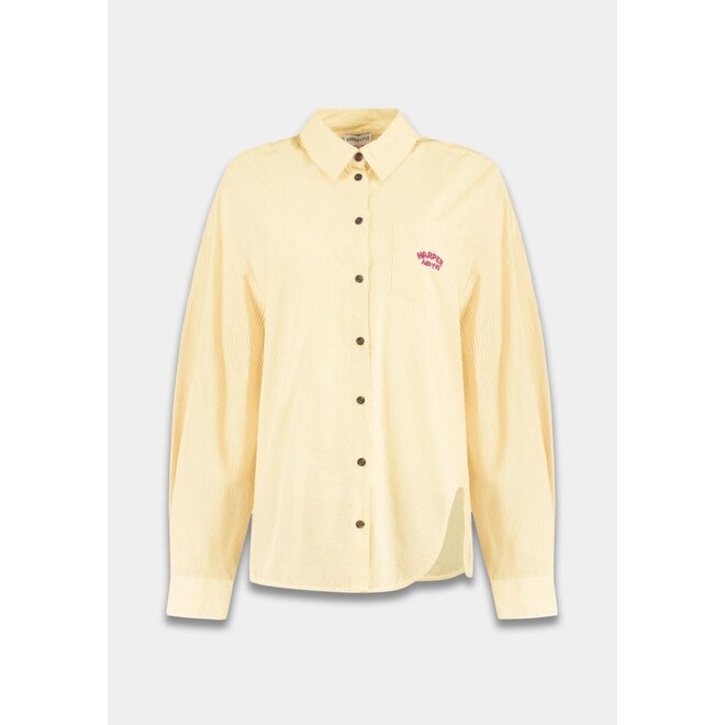 gestreepte blouse geel