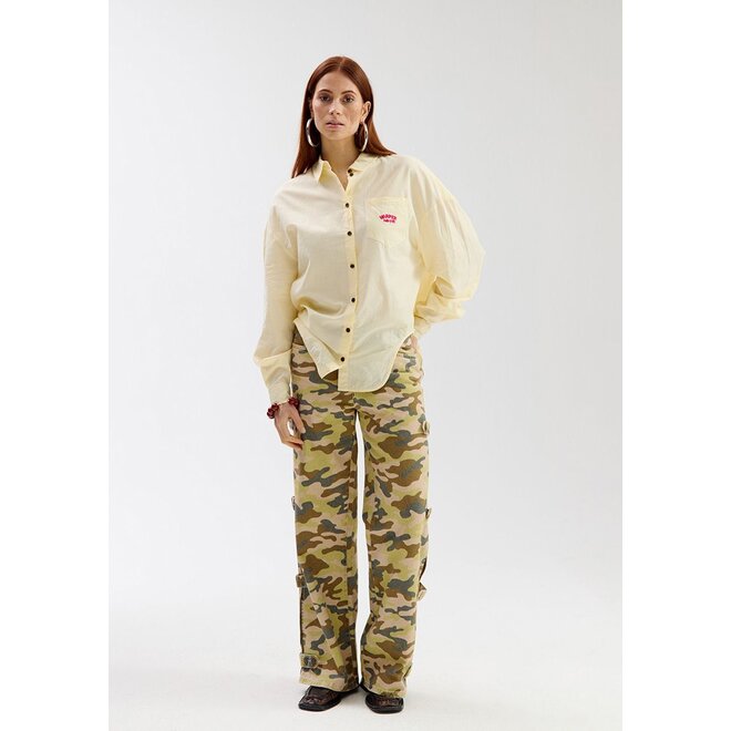 gestreepte blouse geel