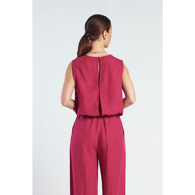Spooq the label Holly top, fuchsia