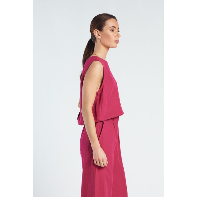 Spooq the label Holly top, fuchsia
