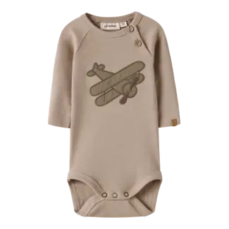 Lil' Atelier romper met geborduurde opdruk