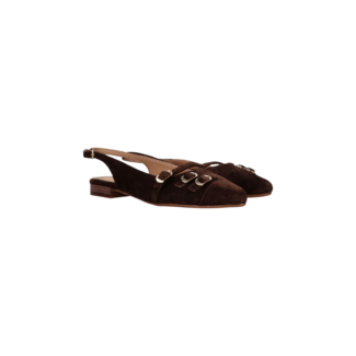 Tango slingbacks donkerbruin