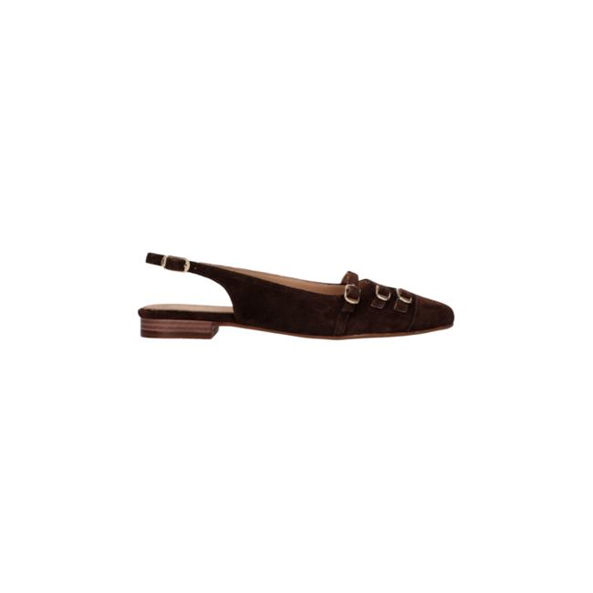 Tango slingbacks donkerbruin