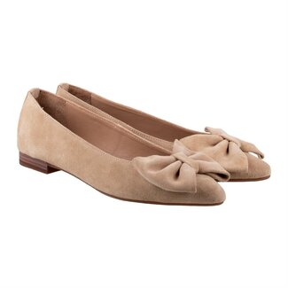 Tango ballerina beige met strik