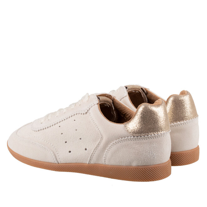 suede sneakers beige