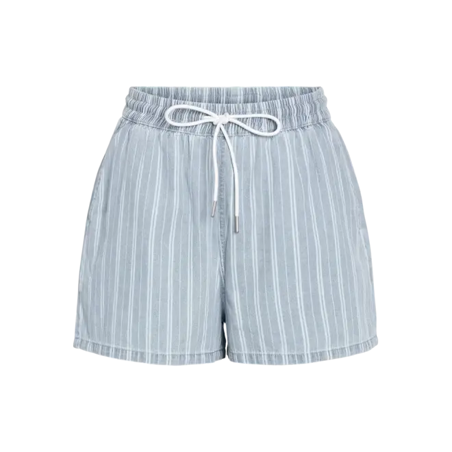 denim shorts met elastische band