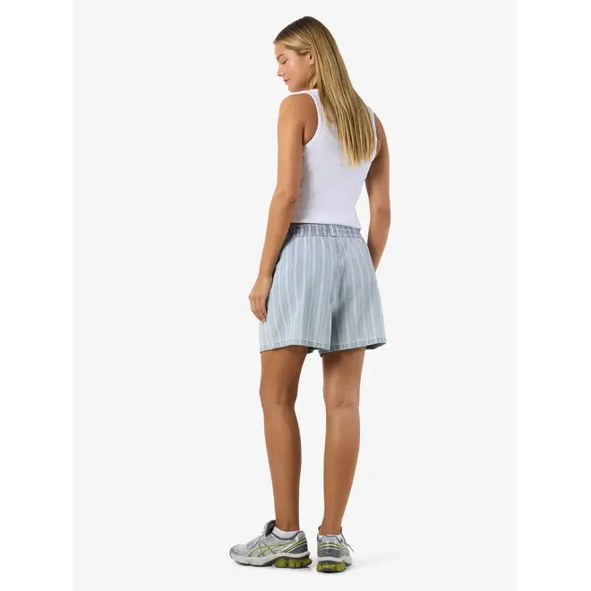 denim shorts met elastische band