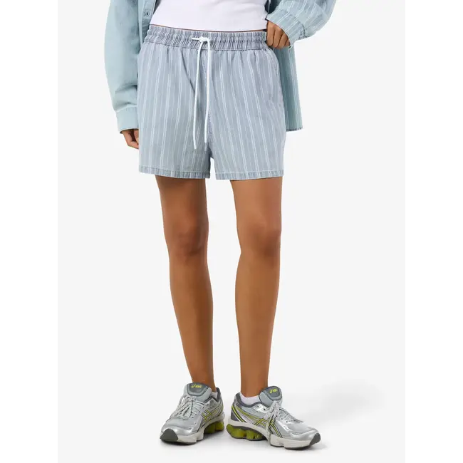Noisy may denim shorts met elastische band