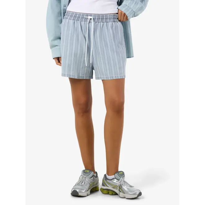 denim shorts met elastische band