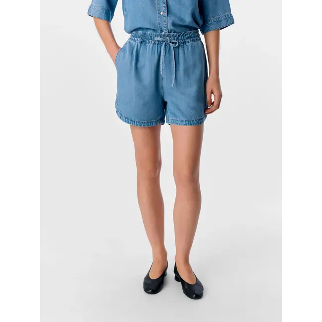 Object shorts zachte denimlook