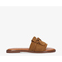 camel suede slippers