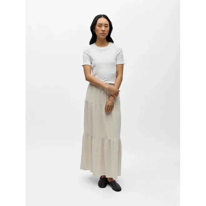 lange rok in linnenmix