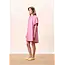 FRNCH jurk roze met subtiele streep