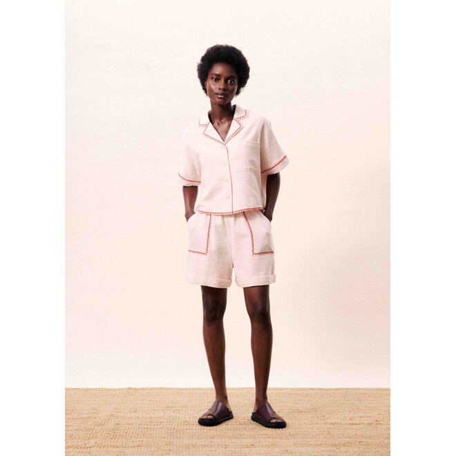 shorts in mousseline