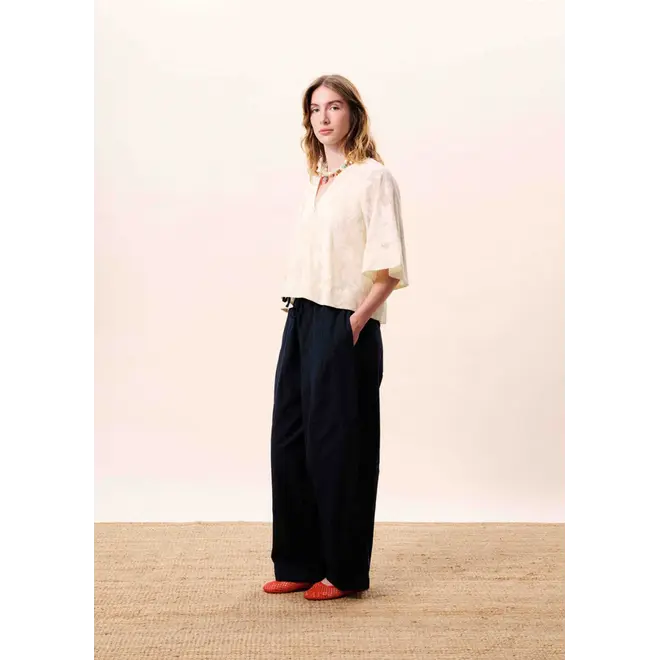 blouse mety bloemendetails