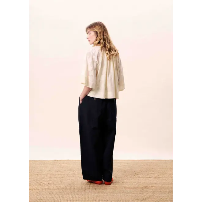 blouse mety bloemendetails