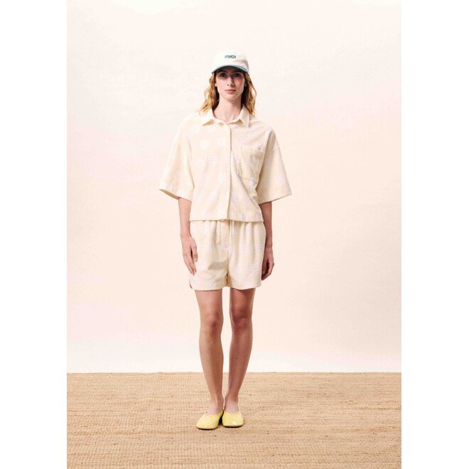 shorts creme badstof