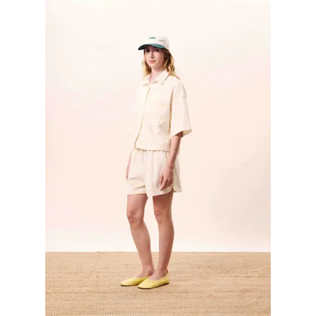 FRNCH shorts creme badstof