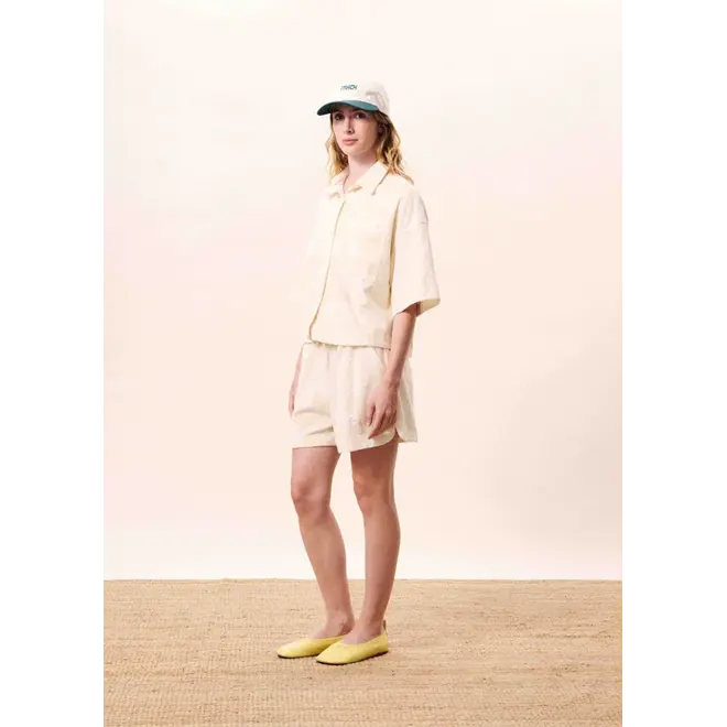 shorts creme badstof