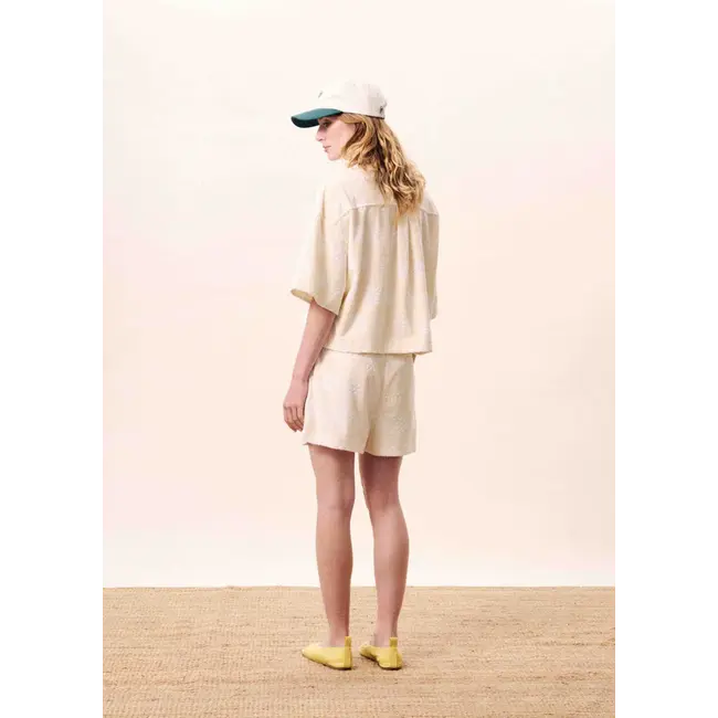FRNCH shorts creme badstof