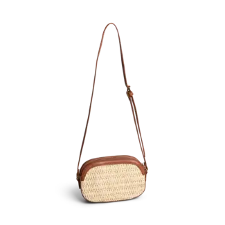 PIECES cross body tas naturel