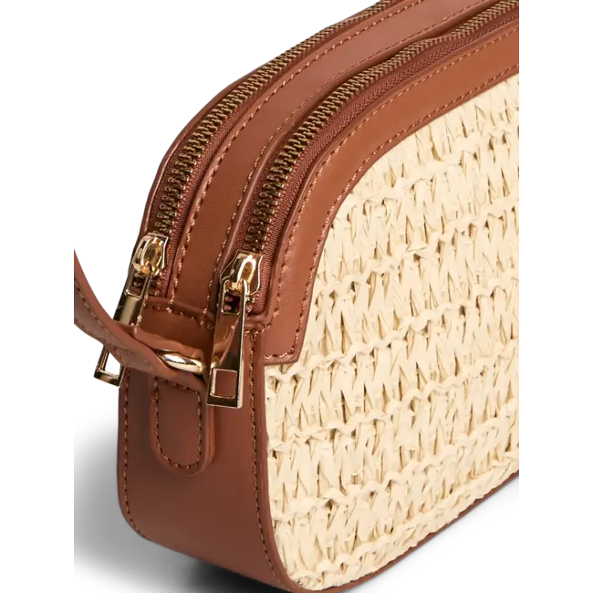 PIECES cross body tas naturel