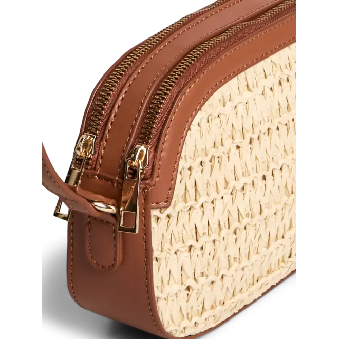 cross body tas naturel