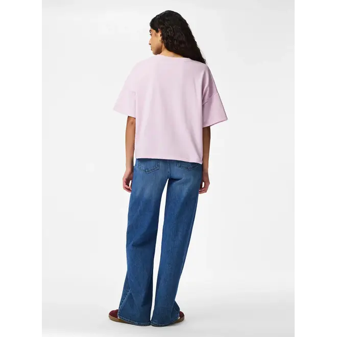 loose fit t-shirt lila