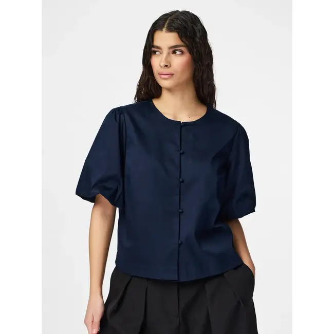 PIECES blouse met knoopjes