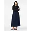 PIECES maxi skirt donkerblauw