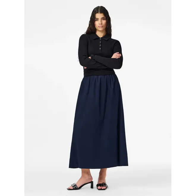 maxi skirt donkerblauw