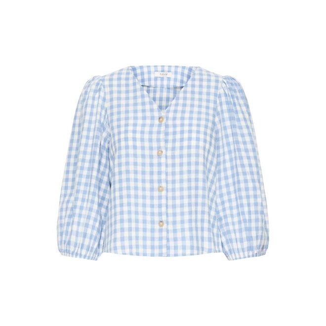 blouse met vichy ruit