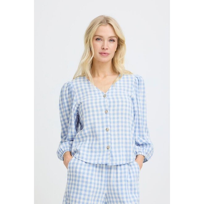 blouse met vichy ruit