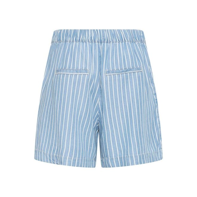 shorts lyocell met strepen