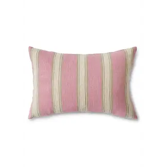 HK Living woven striped cushion blush