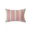 HK Living woven striped cushion blush