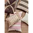 HK Living woven striped cushion blush