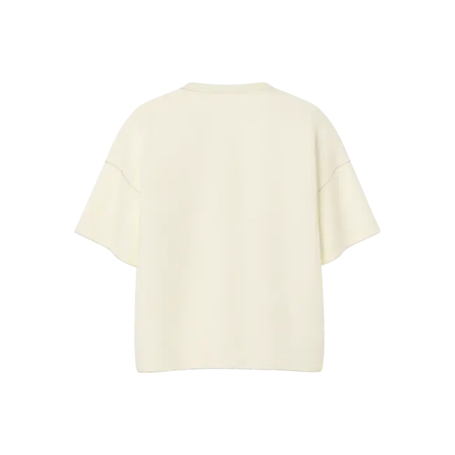 PIECES oversized t-shirt off white