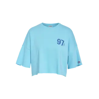 Noisy may oversized top light blue