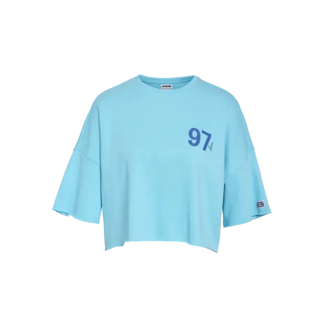 oversized top light blue