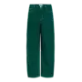 barrel jeans met taillebandje groen