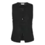 Noisy may waistcoat linnenmix zwart