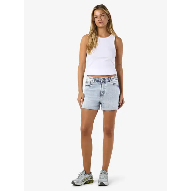 Noisy may shorts light blue denim