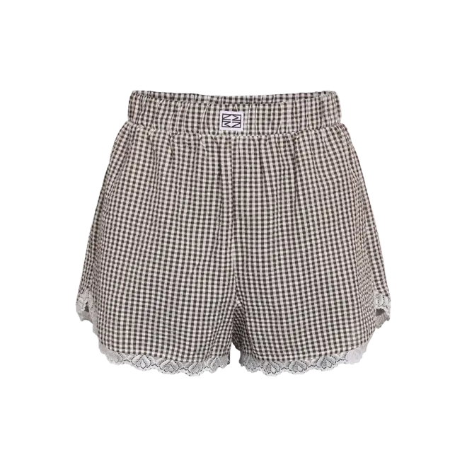 shorts met fijne ruit