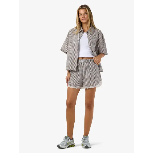 Noisy may shorts met fijne ruit