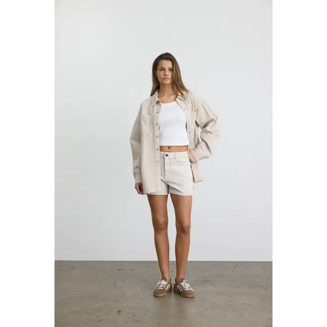 shorts linnenmix naturel