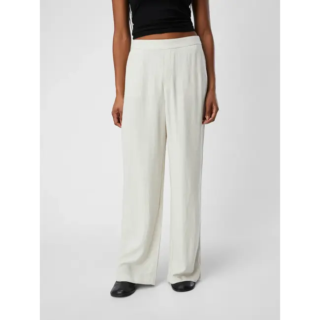 Object pantalon linnenmix naturel